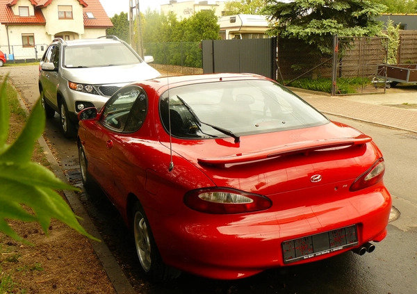 Hyundai Coupe cena 7600 przebieg: 179700, rok produkcji 1996 z Kalisz małe 379